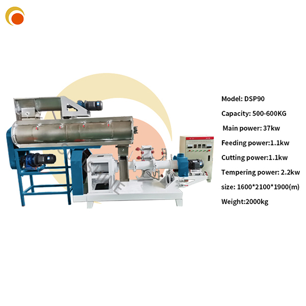 Floating Fish Feed Pelletizer Animal Feed Production Extruder