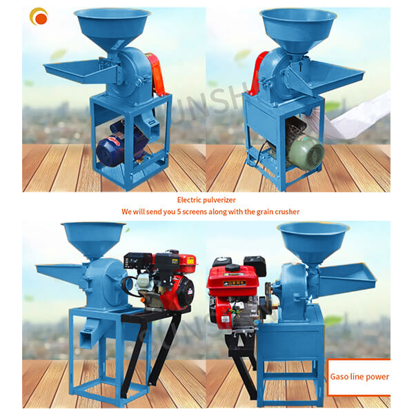 Sunshine Industrial Grinder Self-priming Corn Grinder Small Agricultural Feed Grinder