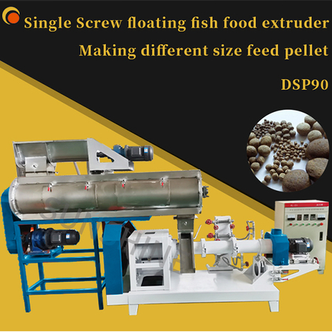 Floating Fish Feed Pelletizer Animal Feed Production Extruder