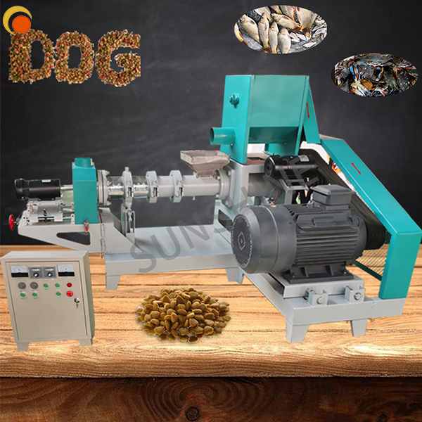 floating fish feed mill pellet extruder fish feed pellet machine