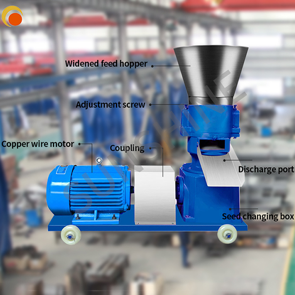 Poultry Feed Equipment Animal Feed Processing Machine Mini Rabbit Sheep Chicken Animal Feed Pellet Mill Pelletizer