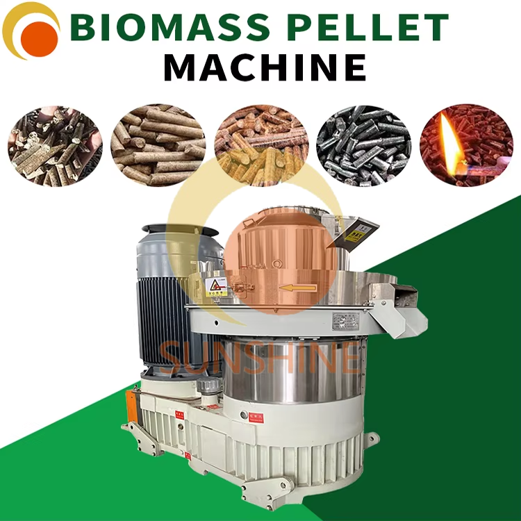 Professional Wood Pellet Machine for Sawdust Biomass High Output Pelletizing Equipment