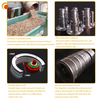 Wood sawdust making machine biomass vertical ring die granulator