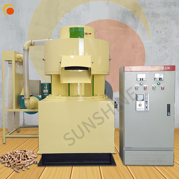 Wood sawdust making machine biomass vertical ring die granulator