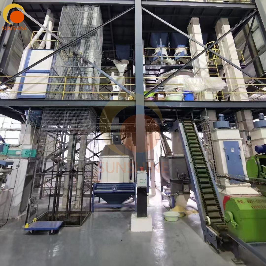 SUNSHINE Industrial SZLH420 Ring Die Feed Pellet Machine Production Line Industrial Feed Pellet System