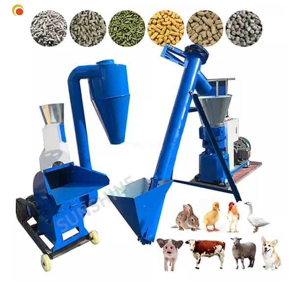 Advanced Small Poultry Feed Grinder/Poultry Feed Granulator/Pellet Production Line