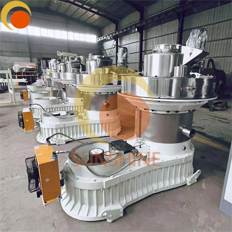 High Efficiency Biomass Ring Die Pellet Machine for Wood Sawdust Straw Rice Husk Industrial Pelletizing Equipment with Stable Output and Low Energy Consumption