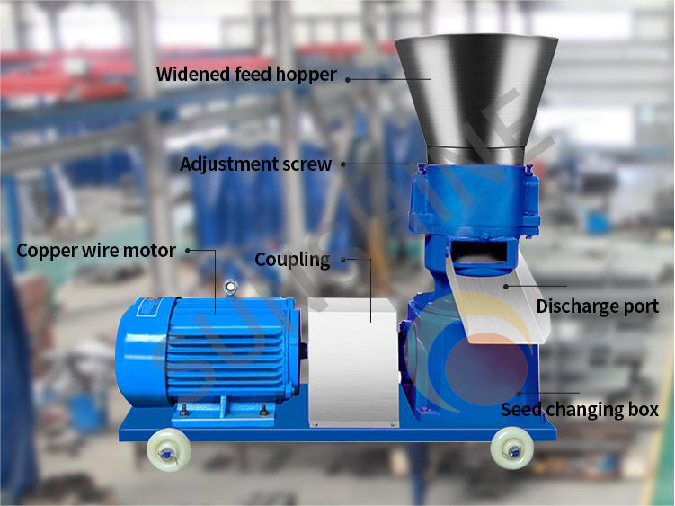 SUNSHINE Industrial Flat Die Feed Pellet Machine Product Introduction