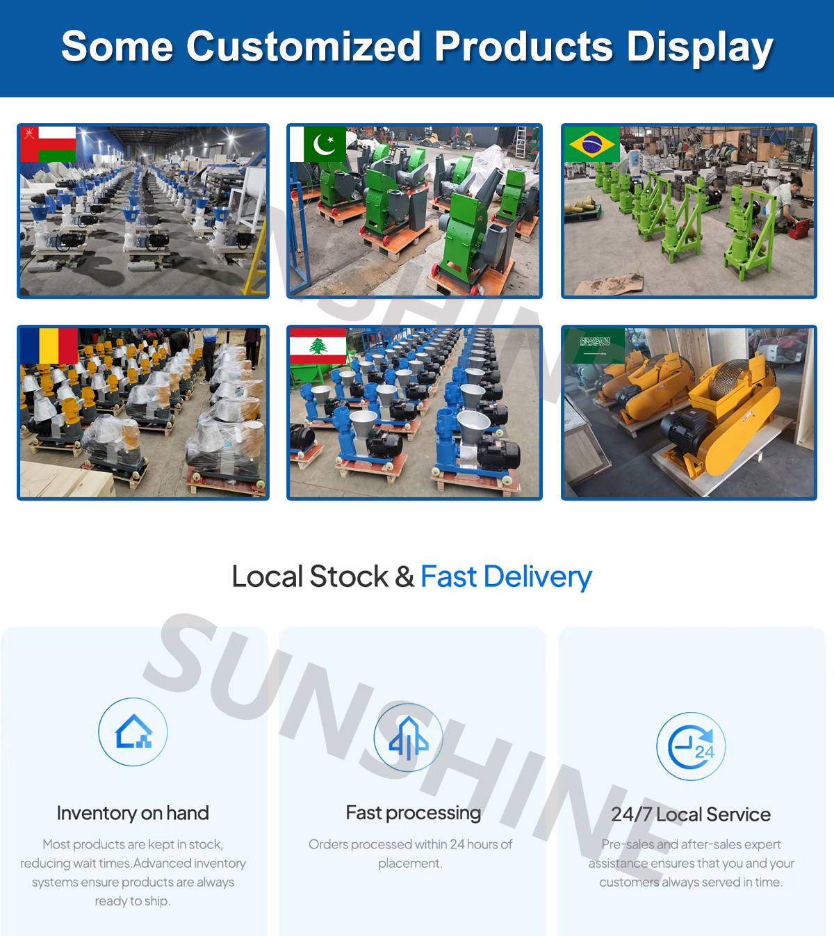 SUNSHINE Industrial\'s customized machinery showcase