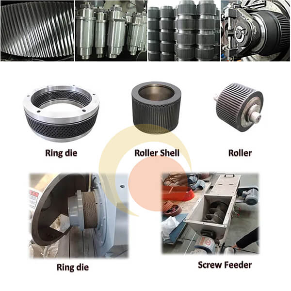 Sunshine Industrial Ring Die Pellet Machine is used in poultry and livestock feed factories to manufacture pellet products