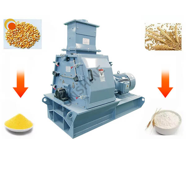 Fully automatic water drop corn hammer mill for poultry feed