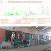 High quality floating fish feed manufacturing plant extruder production line