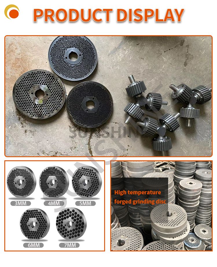 SUNSHINE Industrial Flat Die Feed Pellet Machine for Home Use and Small Feed Production