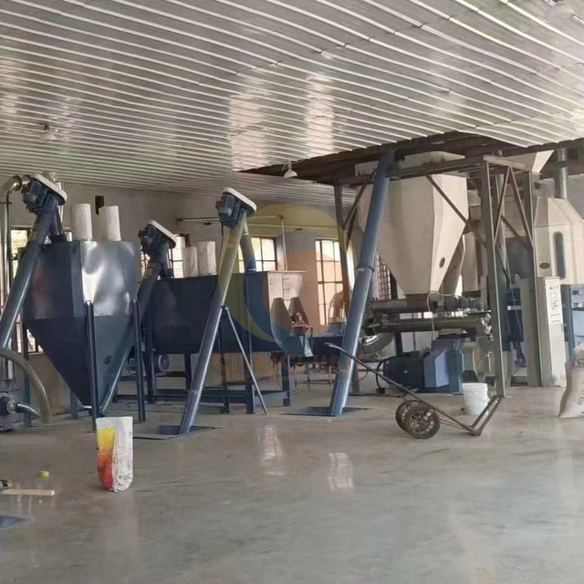 SZLH250 1-2TPH Ring Die Feed Pellet Machine Production Line for Poultry And Livestock Feed