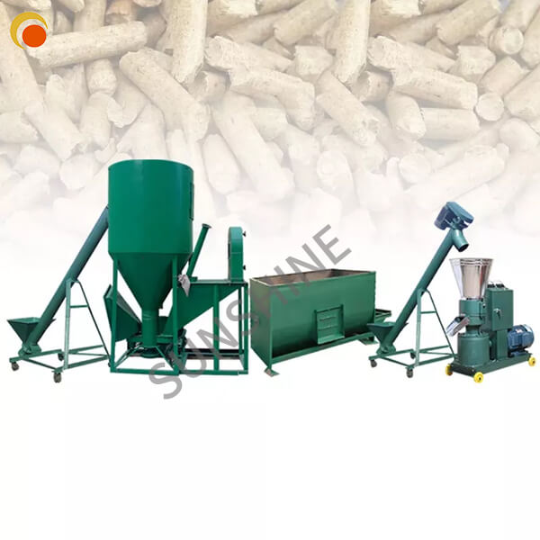 Complete fertilizer pellet chicken food pellet animal feed pellet wood pellet machine production line