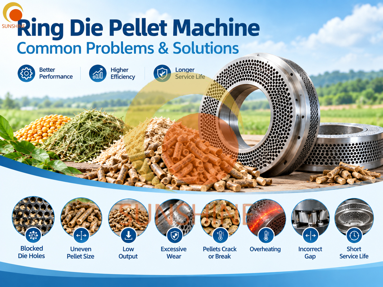 Common Ring Die Problems in Pellet Machines: Causes and Solutions