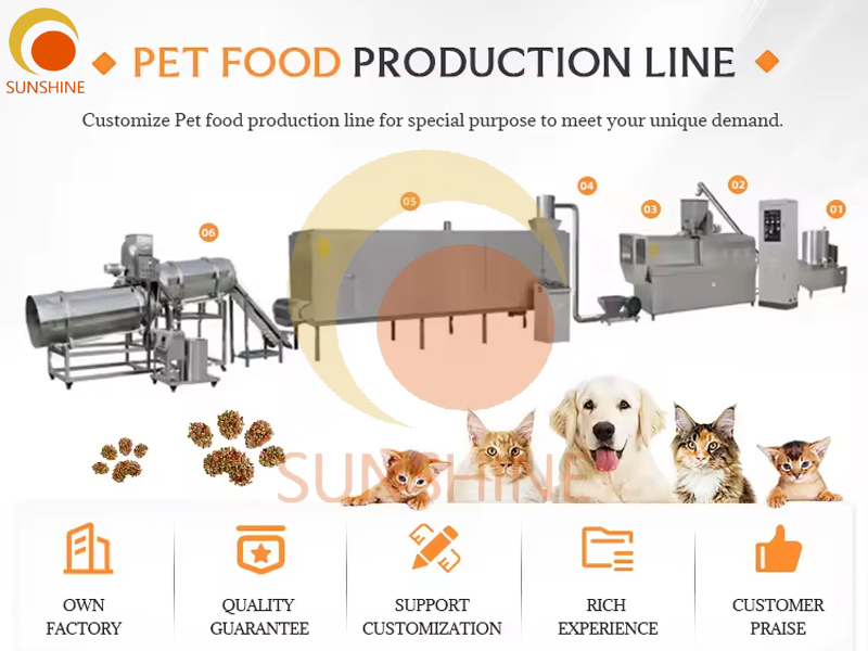 What qualifications are needed to process and produce pet food (dog food)?——SUNSHINE Industrial
