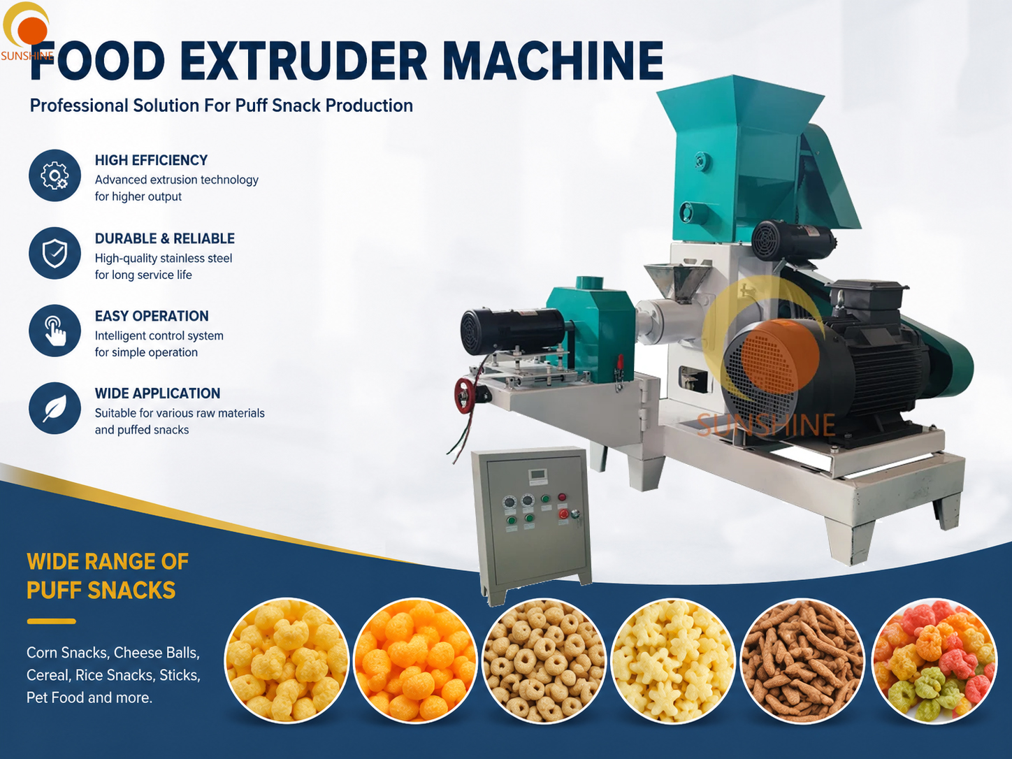 Food Extruder Machine – Efficient Solution for Modern Snack Food Production
