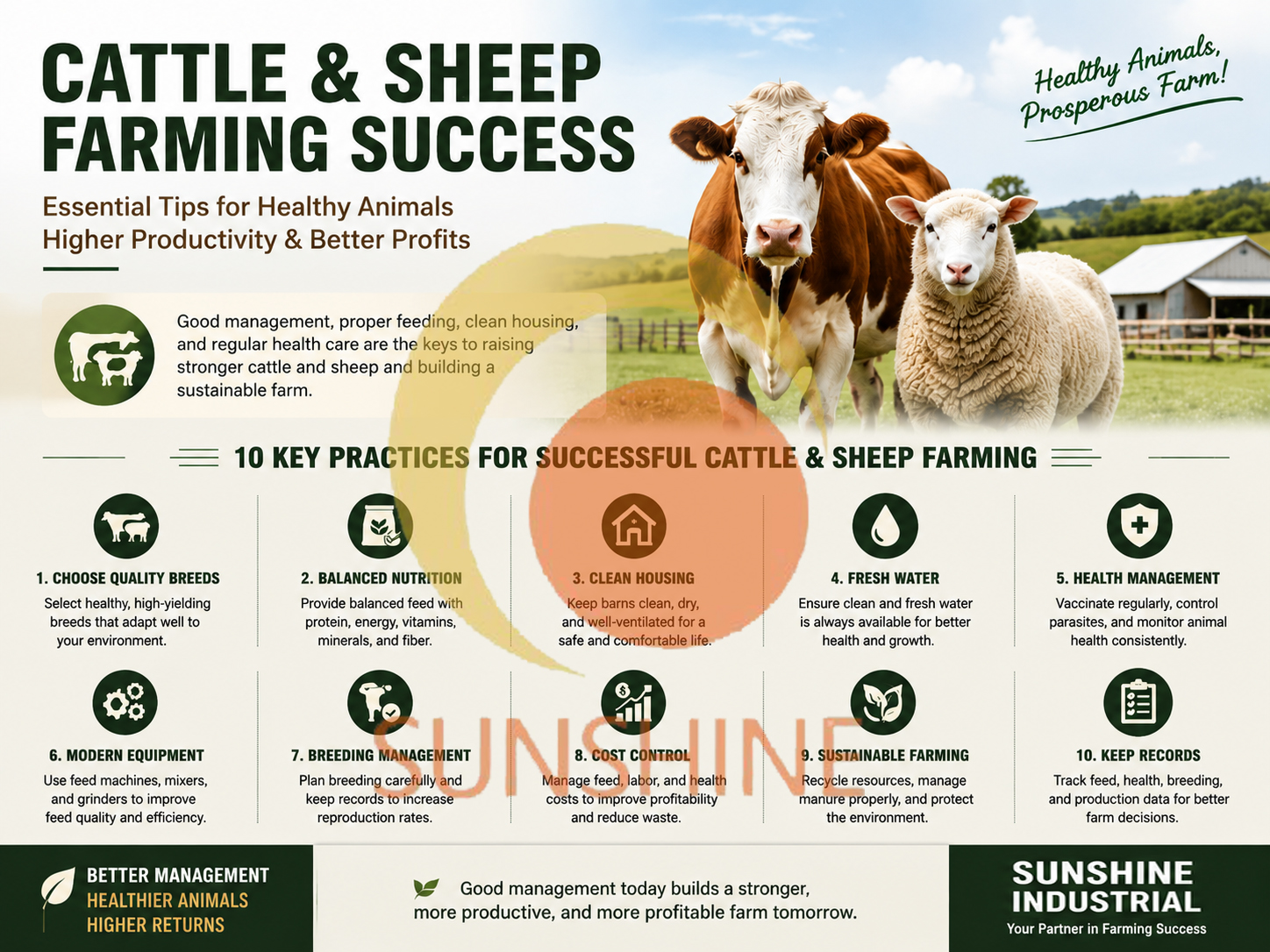 Essential Tips for Cattle And Sheep Farming: A Complete Guide for Successful Livestock Management